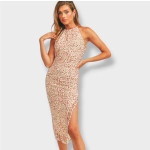 SAGE the Label Floral Lace Sheath Knee-Length Dress Size M NWT